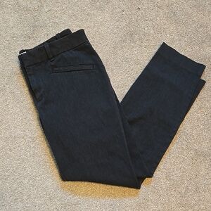 Classic GAP Skinny Ankle Charcoal Gray Trousers